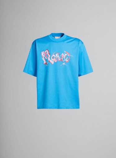 Marni o1srvl11e0724 T-Shirt in Blue
