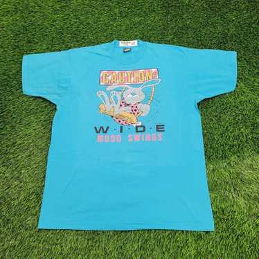 Screen Stars Vintage 1989 Funny Bunny Shirt XL 23… - image 1