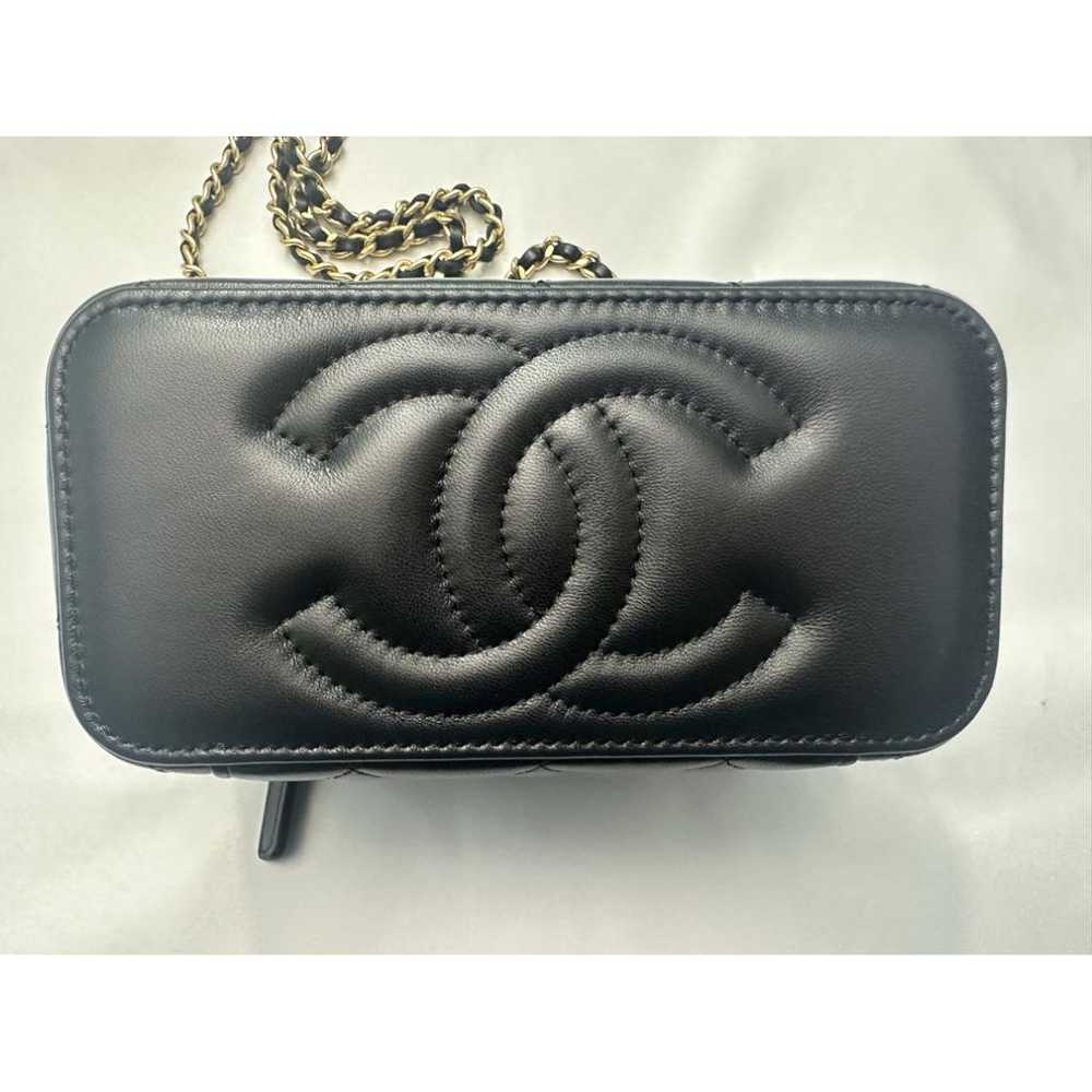 Chanel Vanity leather handbag - image 11