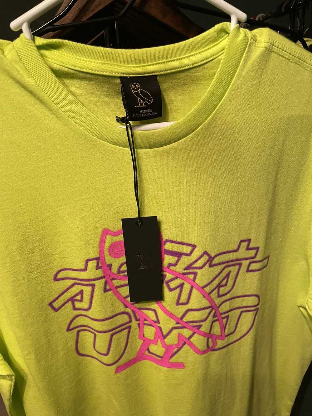 Octobers Very Own NEON LIGHT T-SHIRT - LIME OVO - image 1