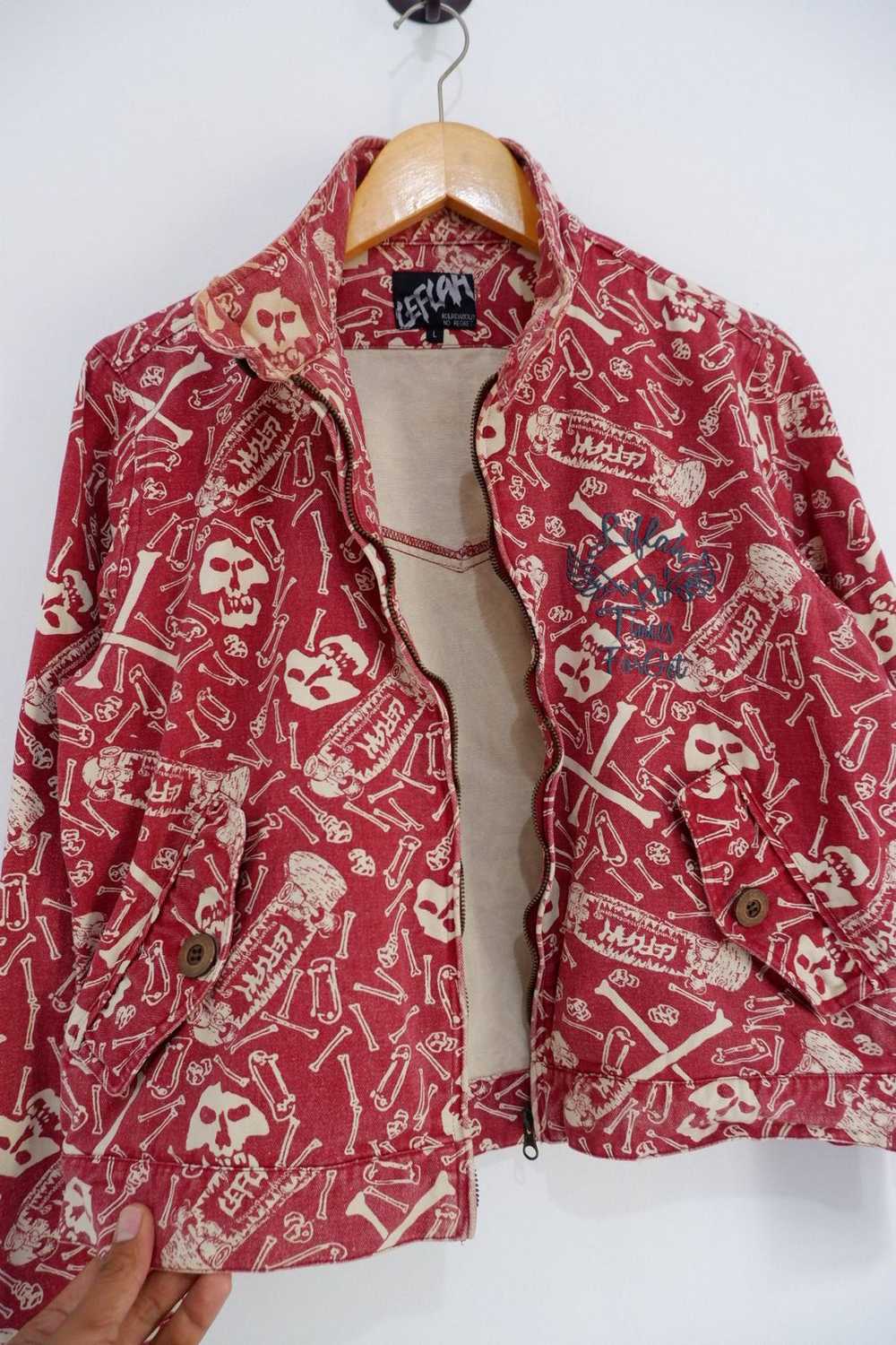 Japanese Brand Leflah Japan Printed Work Jacket - image 6