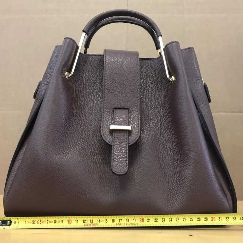 Non Signé / Unsigned Leather handbag - image 7