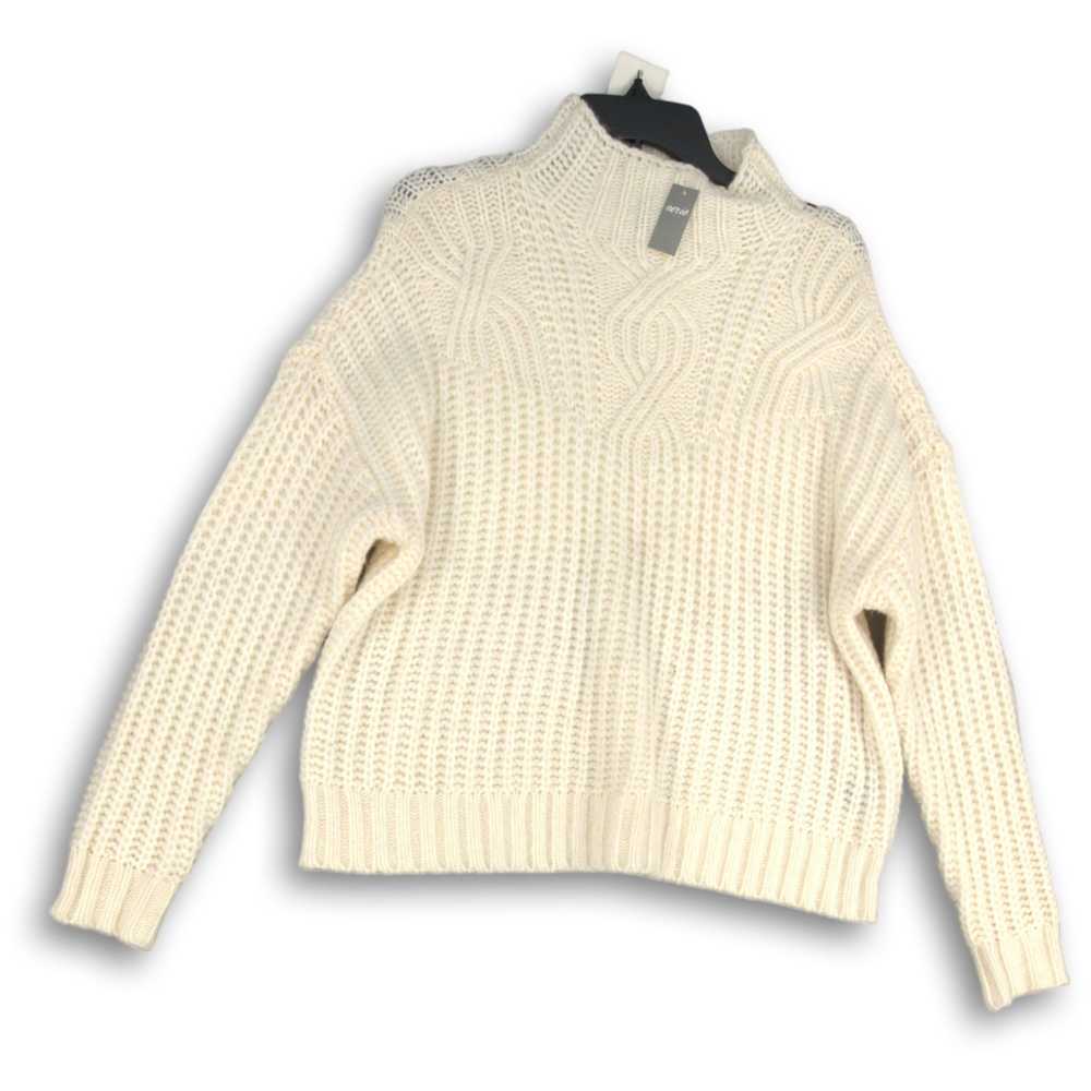 NWT Aerie Womens Pullover Sweater Mock Neck Long … - image 1