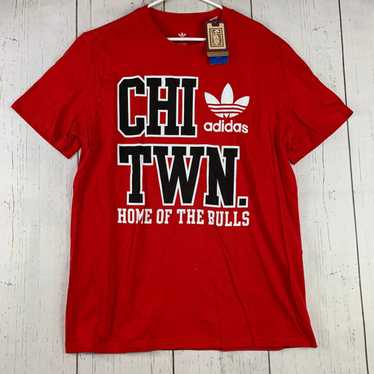 Adidas Chicago Bulls Large Casual T-Shirt New Men… - image 1