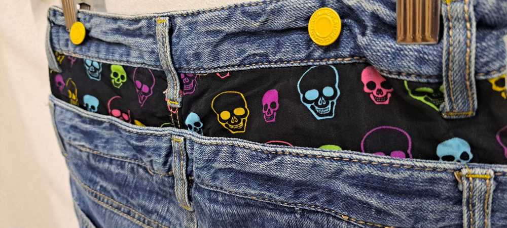 Distressed Denim × Skull Jeans × Streetwear DOUBL… - image 11