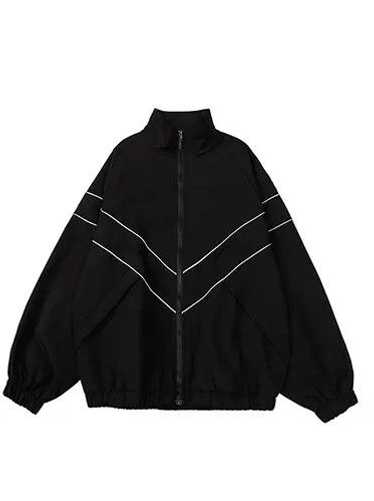 Japanese Brand Reflective Striped Jacket