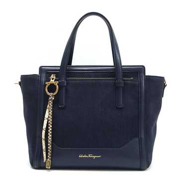 Salvatore Ferragamo Salvatore Ferragamo Amy denim… - image 1