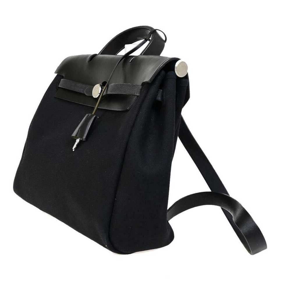 Hermès Herbag cloth backpack - image 9