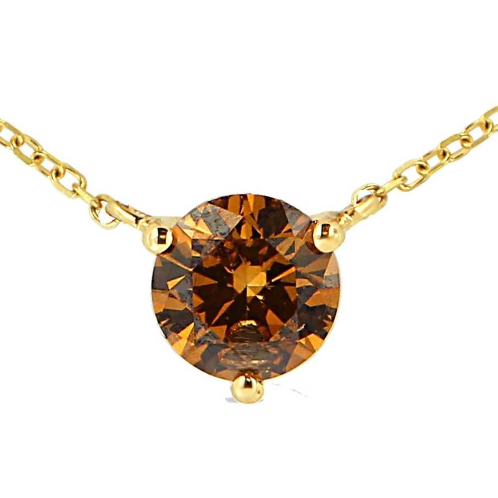 Non Signé / Unsigned Yellow gold necklace - image 2