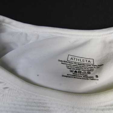 Athleta Long Sleeve Shirt Women's White Used - image 1