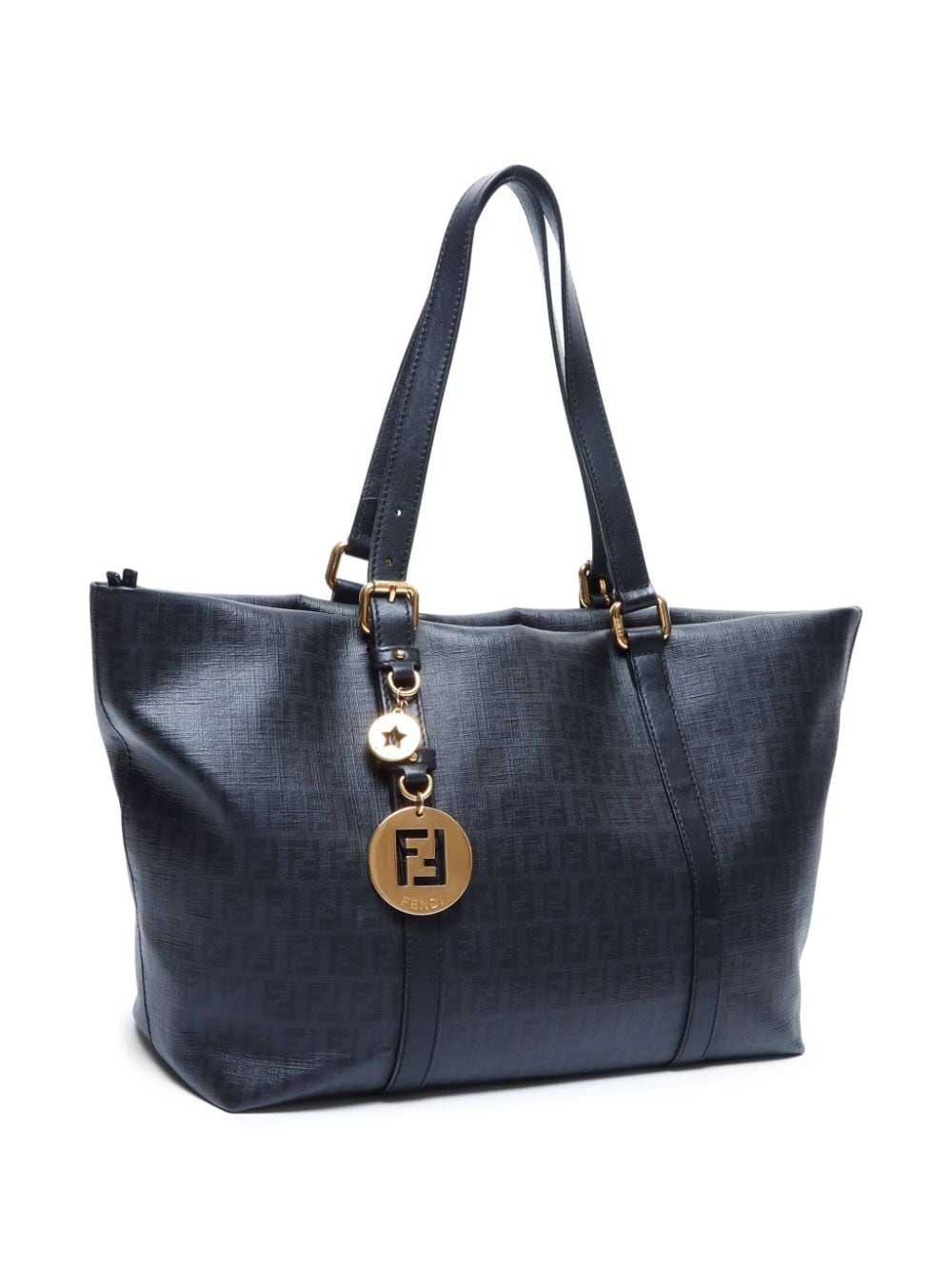 Fendi Pre-Owned Zucchino canvas tote bag - Black - image 3