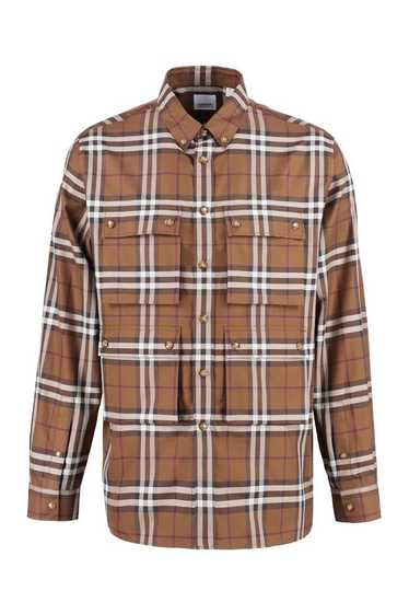 Burberry o1mle0724 Checked Cotton Shirts in Multic