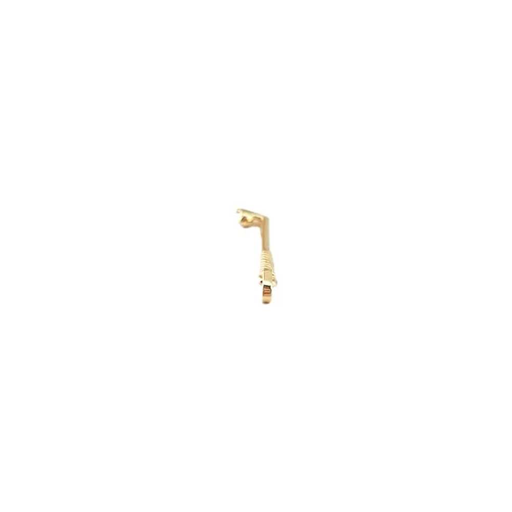 14K Yellow Gold Golf Club Charm #17936 - image 5