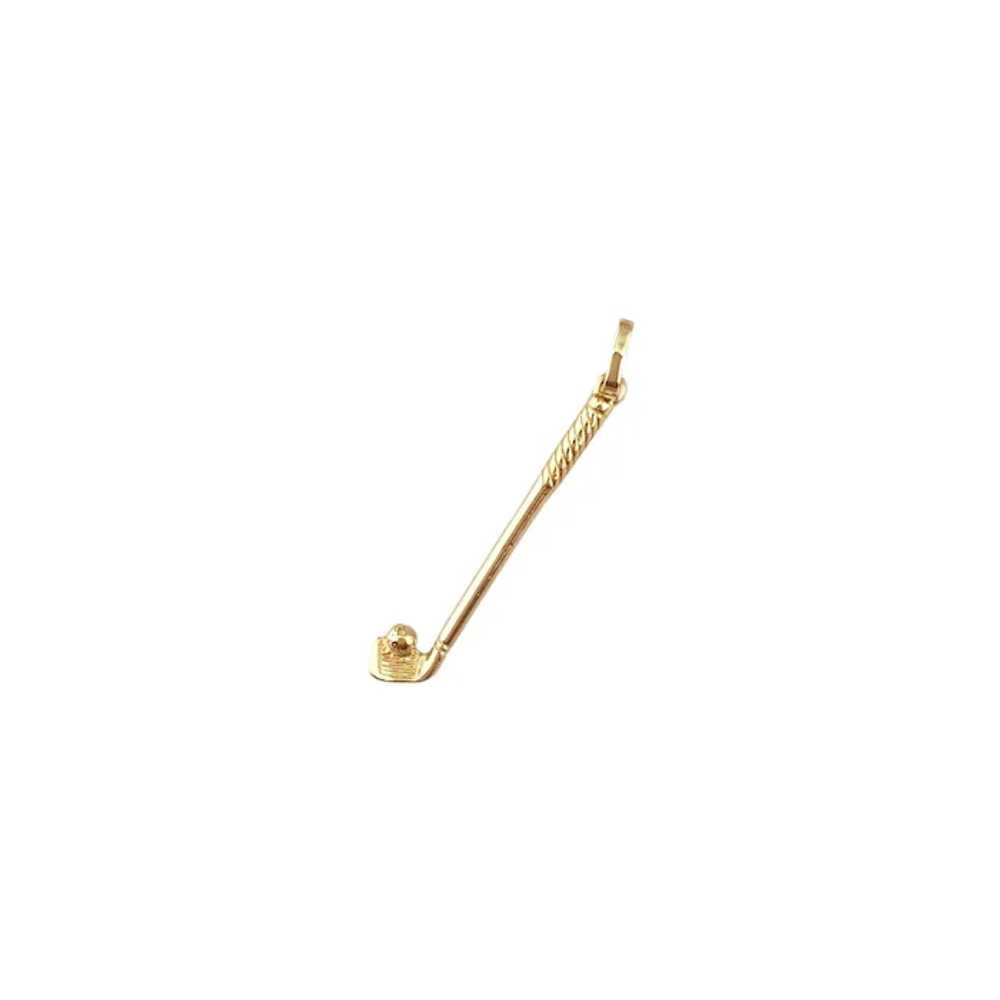 14K Yellow Gold Golf Club Charm #17936 - image 9