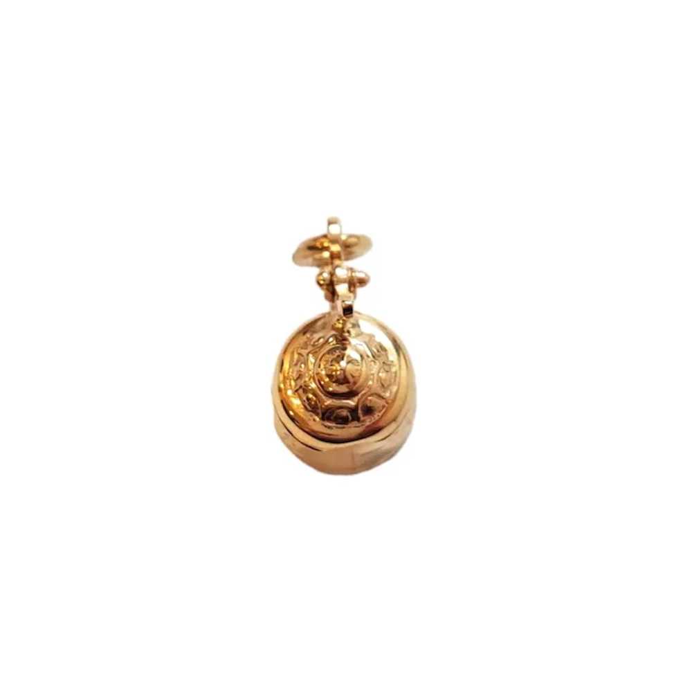 14K Yellow Gold Beer Stein Charm #18002 - image 4