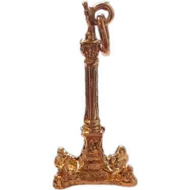 9K Yellow Gold Nelsons Column Charm #18013