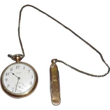 American Waltham Gold Filled Pocket Watch #230346… - image 1