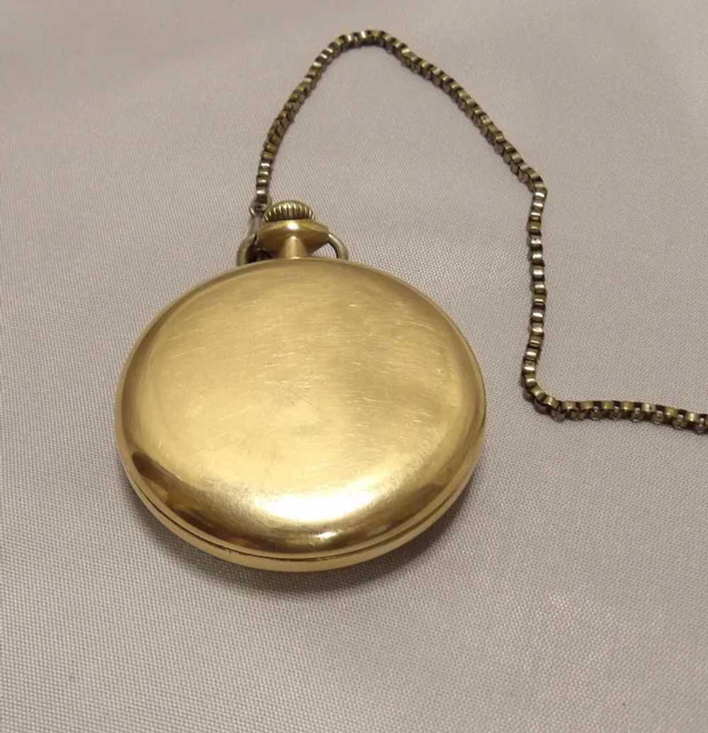American Waltham Gold Filled Pocket Watch #230346… - image 4