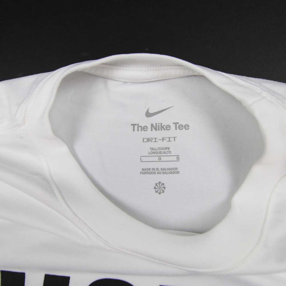 Nike Dri-Fit Long Sleeve Shirt Men's White Used - image 4