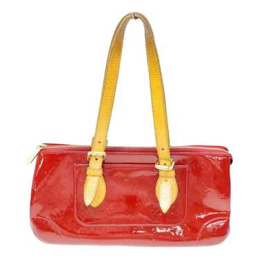 Louis Vuitton Rosewood patent leather handbag