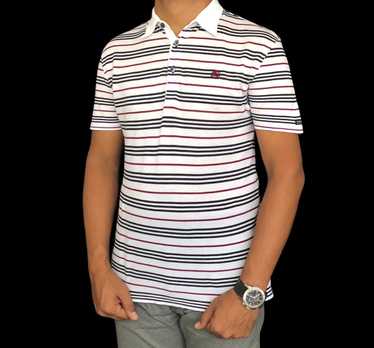 Burberry Burberry Black Label Striped Polo T-shirt - image 1