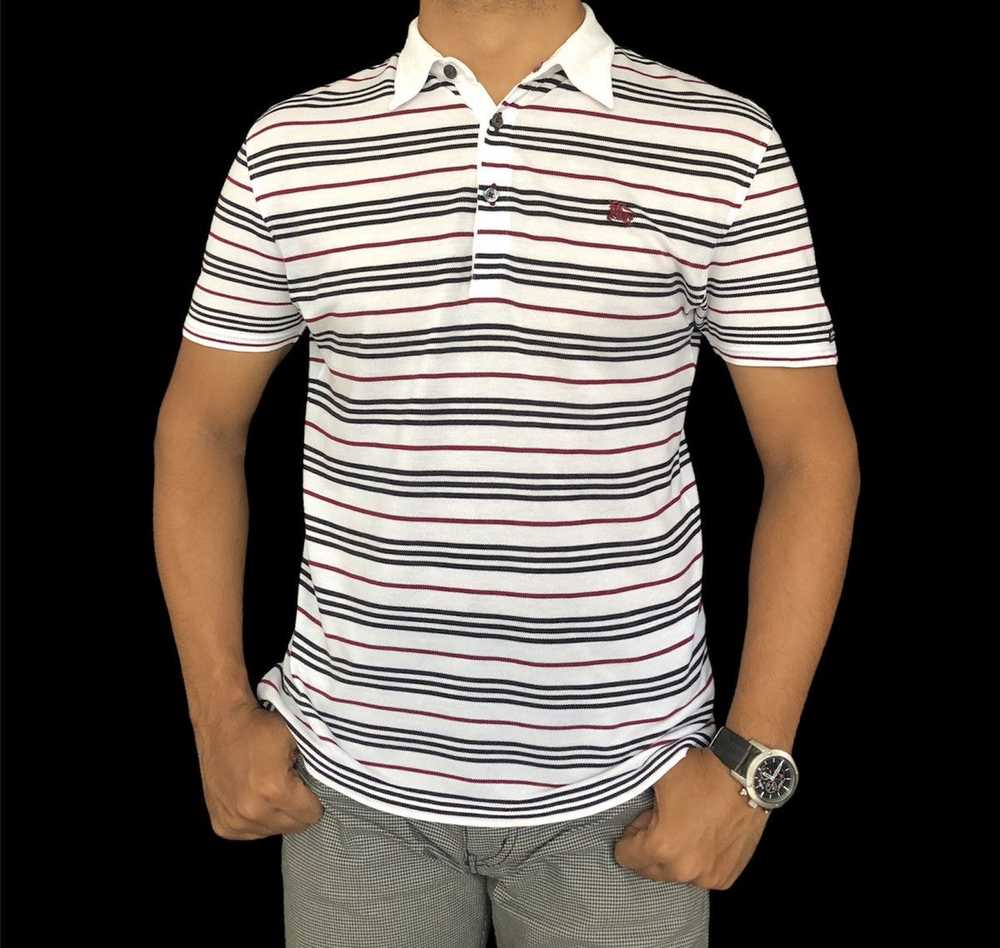 Burberry Burberry Black Label Striped Polo T-shirt - image 5