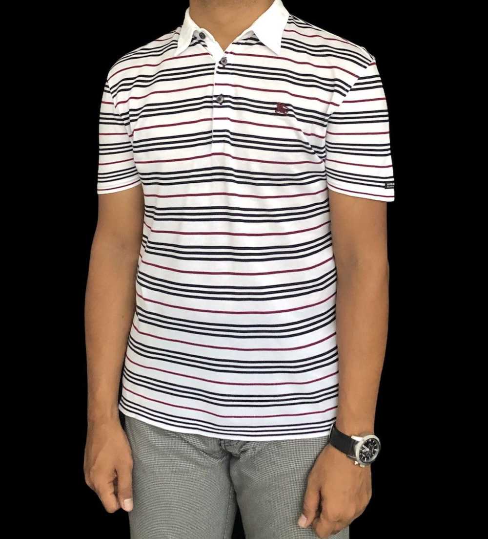 Burberry Burberry Black Label Striped Polo T-shirt - image 7