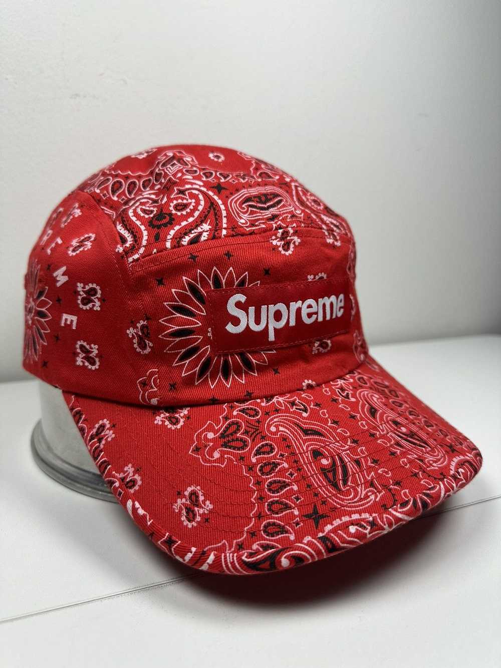 Supreme Supreme Bandana Camp Cap Hat - image 3