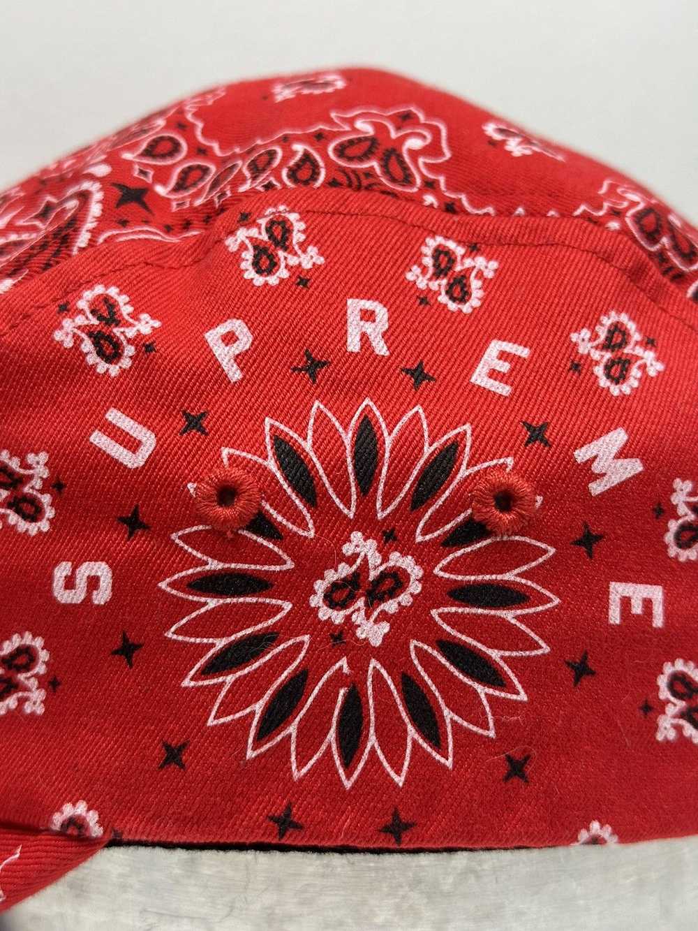 Supreme Supreme Bandana Camp Cap Hat - image 5