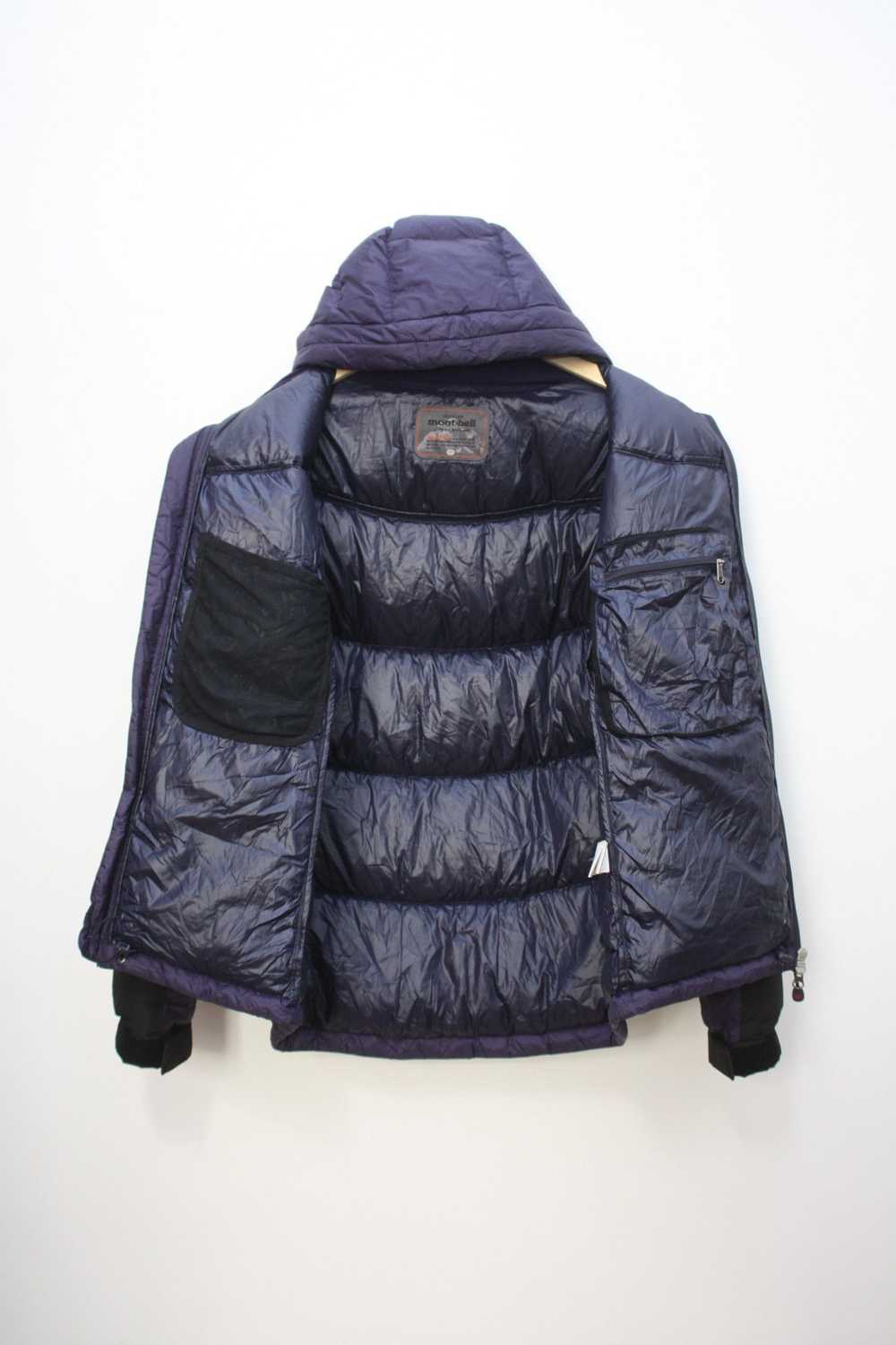 Montbell Montbell Dark Purple Puffer Down Jacket … - image 4