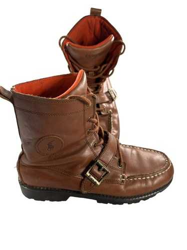 vintage polo boots 約28cm Ralph Lauren Vintage Polo Sport Zipper Leather Duck Boots