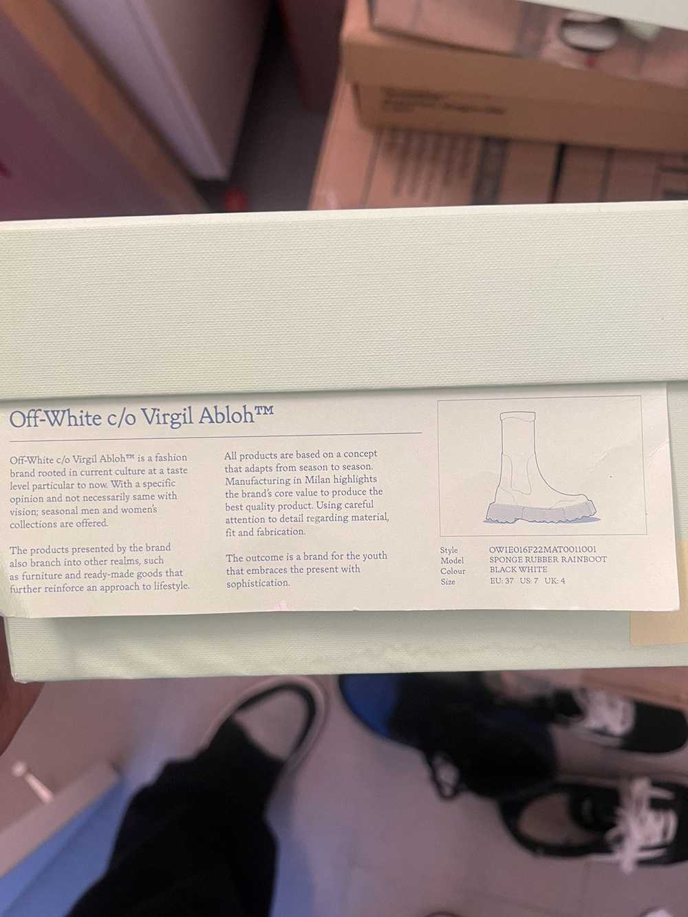 Off-White × Virgil Abloh Off-White Rubber Sock Bo… - image 12