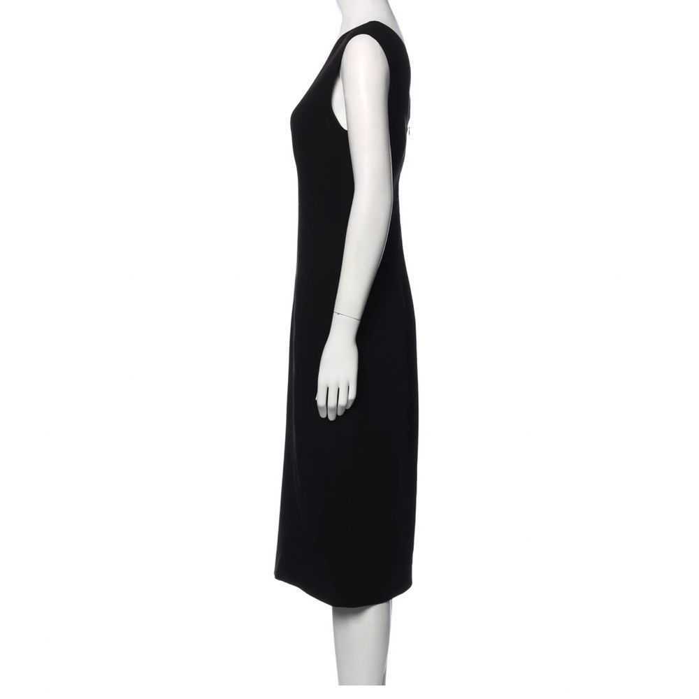 Joseph Joesph SZ L V-Neck black Midi Length Dress - image 2