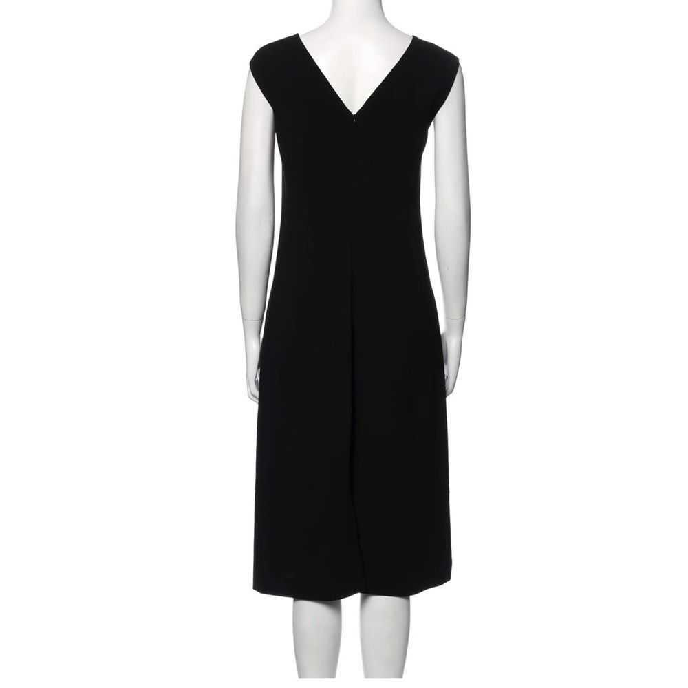 Joseph Joesph SZ L V-Neck black Midi Length Dress - image 3