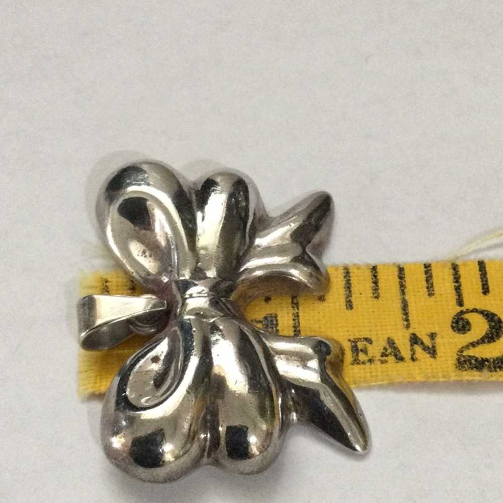 Other 925 Mexico Sterling Silver Bow Vintage Neck… - image 10