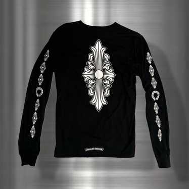 Chrome Hearts Chrome Hearts "Floral Cross" Long s… - image 1