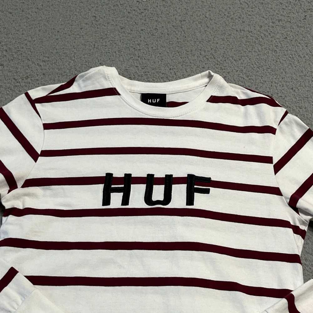 Huf HUF Shirt Mens Size Small White Long Sleeve C… - image 2
