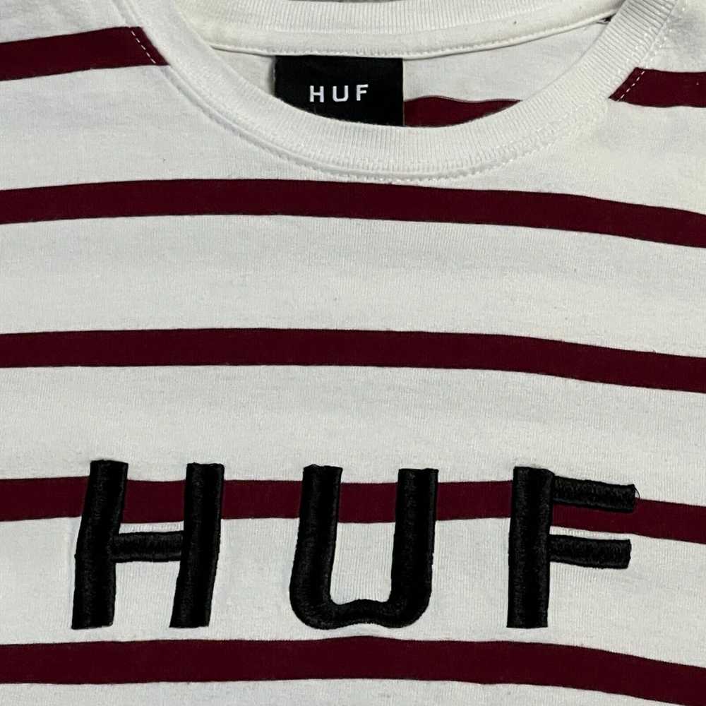Huf HUF Shirt Mens Size Small White Long Sleeve C… - image 3