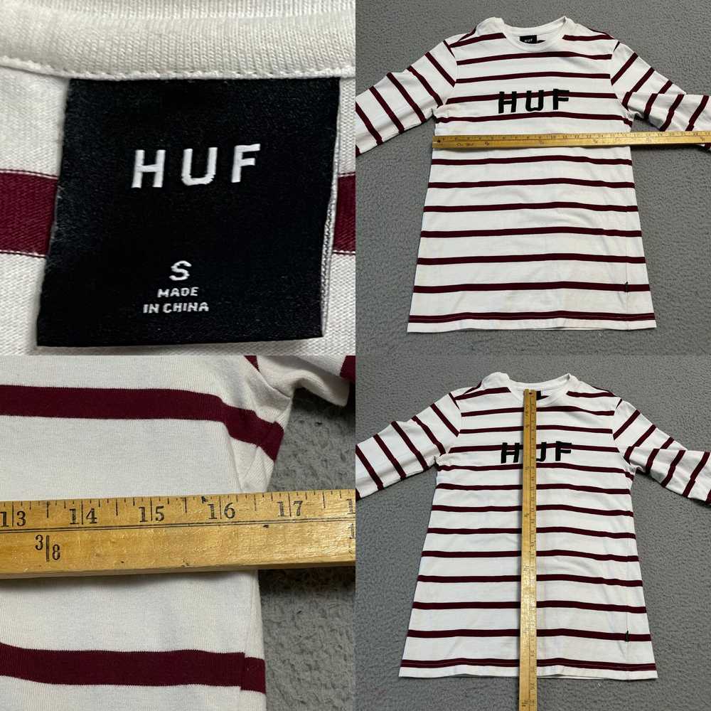 Huf HUF Shirt Mens Size Small White Long Sleeve C… - image 4