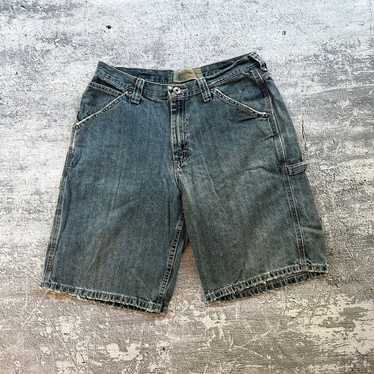 Lee × Vintage Lee Sun Faded Denim Carpenter Shorts - image 1