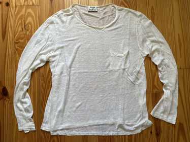 Acne Studios “Granville” Linen Long Sleeve T-shirt - image 1