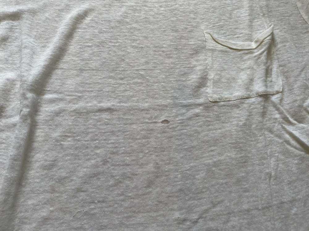Acne Studios “Granville” Linen Long Sleeve T-shirt - image 5