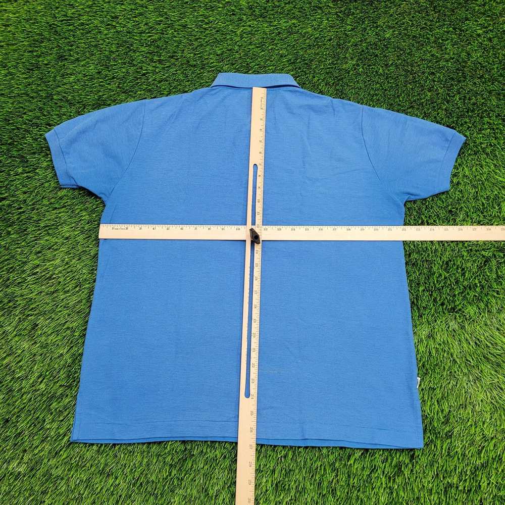 Levi's Vintage 80s LEVIS Polo Shirt XL 22x27 Blue - image 3