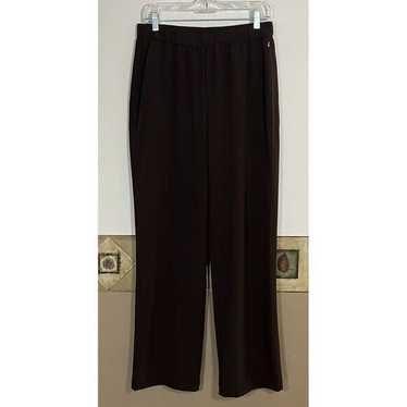 Chicos Chicos Zenergy Brown Elastic Waist Pants Si