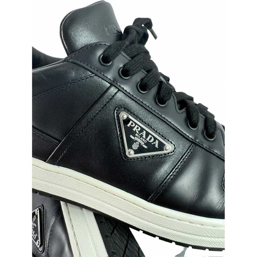 Prada Leather low trainers - image 4