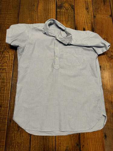 WYTHE Oxford Cloth Short Sleeved Popover Shirt M