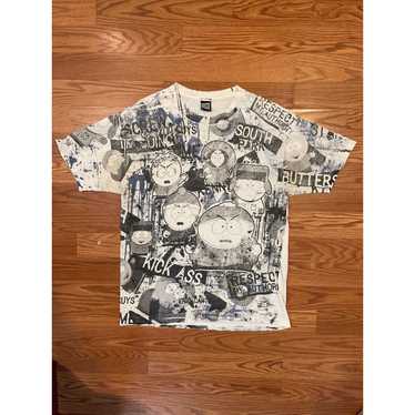 Vintage 2009 South Park All Over Print Shirt XL