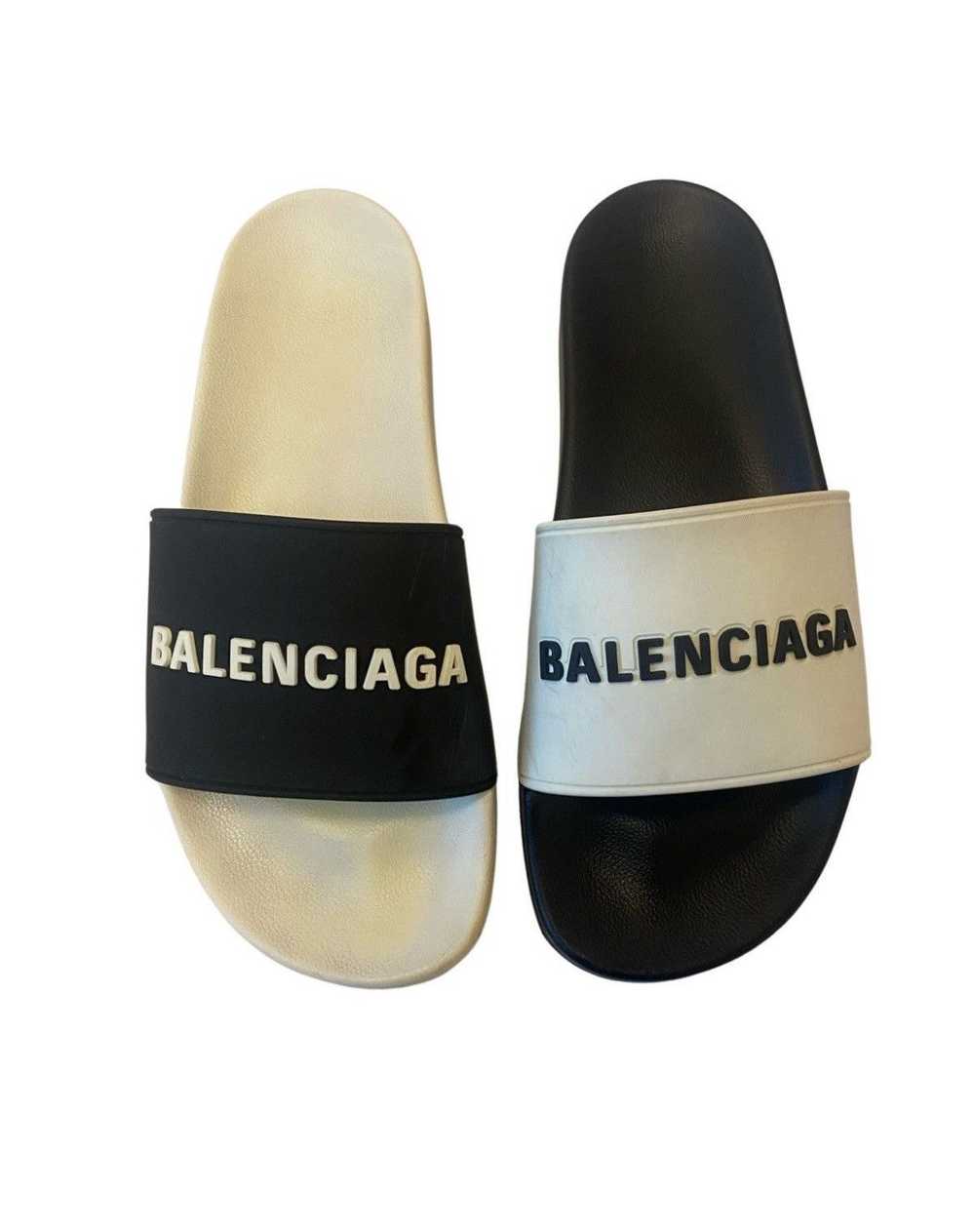 Balenciaga BALENCIAGA MISMATCH POOL SLIDES - image 1