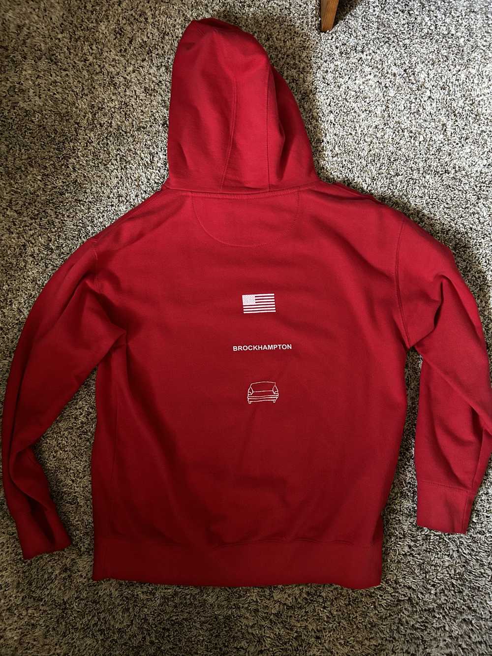 Brockhampton Retro Red BROCKHAMPTON Hoodie - image 2