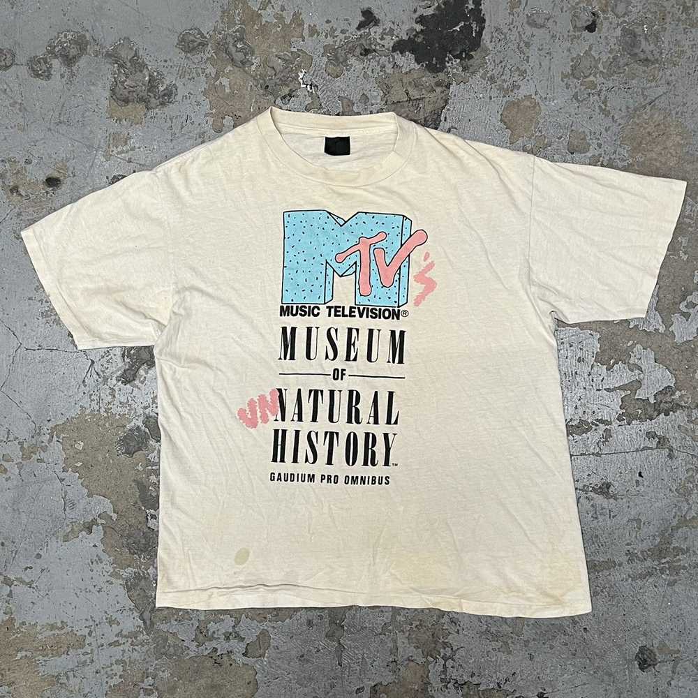 Mtv × Vintage 80s MTV “Unnatural History” Promo S… - image 1
